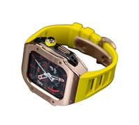 Banda de silicona de reloj de acero inoxidable de estilo RM, para la serie Ultra 8 7 6 5 4 SE, el kit de modificador de reacondicionamiento de cerebro de goma de goma deportiva para la serie de 49 mm