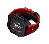 Banda de silicona de reloj de acero inoxidable de estilo RM, para la serie Ultra 8 7 6 5 4 SE, el kit de modificador de reacondicionamiento de cerebro de goma de goma deportiva para la serie de 49 mm