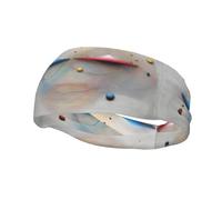 Banda de sudor decorativa deportiva de moda HJFCZH Chaos Theory Prints que absorbe la humedad, elástica adecuada para ciclismo, yoga, correr