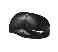 Banda de sudor decorativa deportiva de moda WHJSSF Light in the Dark Pattern Moisture wicking elastic suitable for cycling yoga running