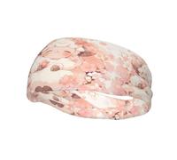 Banda de sudor decorativa deportiva de moda WHJSSF Little Fat Sheep among the Flowers Patrón absorbente de humedad elástico adecuado para ciclismo, yoga correr