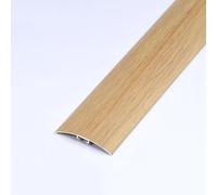 Banda de transición de madera a baldosa plano listón de suelo aluminio for suelos Conector for huecos en el suelo for uso con suelos de madera/baldosas/hormigón(Yellow,1PCS/0.9m/3ft)