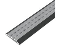 Banda de transición para umbrales de suelos, El divisor de la aleación aluminio los 90cm tira madera del dormitorio cocina a anchura multicolora alfombra 2,5 cm(Grey)