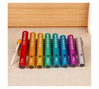 Banda de tubos wah-wah, acompañamiento, sanación sonora, gaita woah, yoga, meditación, educación temprana, instrumentos musicales percusión Aluminum Wah Tube(8pcs set)