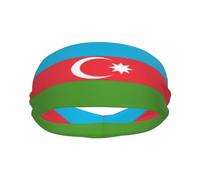 Banda Deportiva con Banderas Nacionales De Azerbaiyán para Mujer Y Hombre: Banda para El Sudor Antideslizante Que Absorbe La Humedad para Correr Yoga Entrenamientos Fitness Y Gimnasio