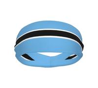 Banda Deportiva con Banderas Nacionales De Botsuana para Mujer Y Hombre: Banda para El Sudor Que Absorbe La Humedad Y Es Antideslizante para Correr Yoga Entrenamientos Fitness Y Gimnasio