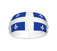 Banda Deportiva con Estampado De Banderas Nacionales De Quebec para Mujer Y Hombre: Banda Antideslizante Que Absorbe La Humedad para Correr Yoga Entrenamientos Fitness Y Gimnasio