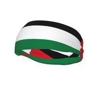 Banda deportiva de moda para el sudor con la bandera de WHJSHOP del estado de Palestina, bandas para la cabeza que absorben el sudor para hombres y mujeres