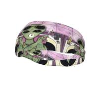 Banda deportiva de moda para el sudor YUGTAEE Alien Smoke Picture Diademas que absorben el sudor para hombres y mujeres
