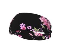 Banda deportiva de moda para el sudor YUGTAEE Beautiful Flowers Picture Diademas que absorben el sudor para hombres y mujeres