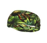 Banda deportiva decorativa para el sudor de HJFCZH Spiders in the Woods con estampados elásticos que absorben la humedad, adecuados para ciclismo, yoga, correr