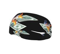 Banda deportiva decorativa para el sudor HJFCZH Burning Desire, absorbe la humedad, elástica adecuada para ciclismo, yoga, correr
