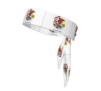 Banda deportiva para la cabeza con bandera del estado de Illinois para correr, tenis, atletismo, baloncesto, ciclismo, fitness, entrenamiento