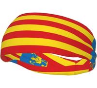 Banda Deportiva Unisex con Bandera de Valencia para Correr