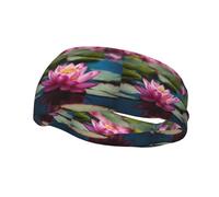 Banda Deportiva Unisex con Estampado Spirit of The Lotuses para Correr, Yoga, Fitness, Baloncesto, fútbol y Ciclismo.