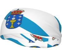 Banda Deportiva Unisex con la Bandera de Galicia para Correr
