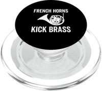Banda Divertida de músicos de trompa Francesa Amantes de la trompa Francesa Kick Brass PopSockets PopGrip para MagSafe