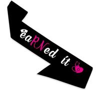 Banda Earned It, decoraciones de fiesta de graduación 2024, banda de graduación para el día de la enfermera, regalos de graduación de la escuela de enfermería, banda de graduación de la escuela de