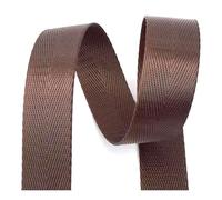 Banda elástica 50 mm x 10 metros - Cinta elástica resistente para costura, bricolaje, cinturillas y manualidades, Coffee