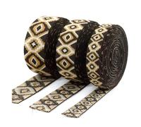 Banda elástica 50 mm x 5 metros - Cinta elástica resistente para costura, bricolaje, cinturillas y manualidades, Coffee