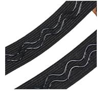 Banda elástica antideslizante for coser con forma ondulada, de silicona, for hacer pelucas, accesorios goma Para Ropa Y Manualidades Bricolaje(30mm)