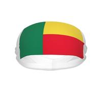 Banda Elástica con Estampado De La Bandera Nacional De La República De Benín para Mujeres Y Hombres Banda para El Cabello Deportiva Que Absorbe La Humedad para Correr Fútbol Tenis Unisex