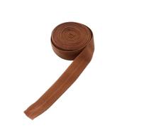 Banda Elástica Con Ribete De Color De 2CM Y 5m, Banda De Goma De Doble Pliegue De Alta Elasticidad, Decoración De Encaje For El Hogar, Cinturón De Costura, Accesorios De Ropa(Coffee 2CM 5m)