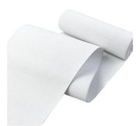 Banda Elastica Costura Banda elástica de 1 metro, 7-50 cm ancho, extra ancha, for coser, correas suaves for la cintura, cintas goma for prendas, accesorios for cinturones(White,8cm)