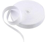 Banda Elastica Costura Banda elástica de licra blanca y negra 1/2 metro, cinta goma for cinturón, accesorios costura DIY, 15-60 mm(White,1meter,Width 45mm)