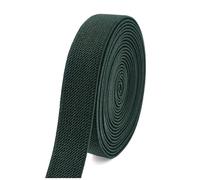 Banda elástica de 5 metros, 10-50mm, para sujetador, costura, pantalones, cintura, banda de goma, correas elásticas, accesorios de ropa interior Diy,Verde oscuro,25mm