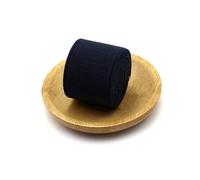 Banda elástica de 5 metros de ancho, 4cm de color, correas decorativas elásticas para accesorios de costura Diy Garmen, Azul marino, 40mm