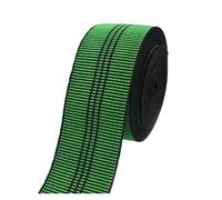 Banda Elástica De 5M De Ancho, 43/50/70mm, Cinturón For Pantalones, Bandas De Goma Elásticas For Respaldo De Sofá, Cinta Elástica For Costura, Adornos Al Bies(Green-Black3-50mm)