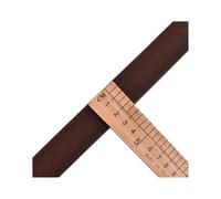 Banda elástica de nailon 5 metros y 25 mm for pantalones, pretina, banda goma, accesorios costura for ropa, color rojo(Dark Coffee)