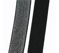Banda Elástica De Nailon De 25-50mm, Cinta De Goma De LICRA Con Lentejuelas, Ropa Interior, Falda, Accesorios De Costura DIY, 5/10 Metros(BlackSilver,5Meters,50mm)