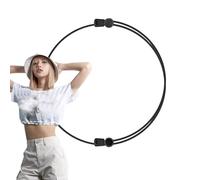 Banda elástica de recorte, banda de pliegue de camisa genérica | Camisa elástica flexible invisible, fácil de usar, banda corta, banda elástica, innova en tu estilo de top, Negro , S