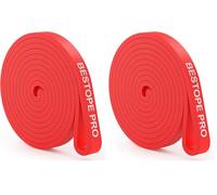 Banda Elástica de Resistencia- Bandas Elasticas Musculacion Unisex, Ideal para el Hogar, Pilates, Yoga, Levantamiento de Pesas, Crossfit, Tonificación Muscular, Estiramiento Movilidad (Paquete de 2)