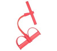 Banda elástica de Resistencia for Pedal Yoga con asa for Hacer Ejercicio, Bandas Fitness 4 Tubos for Tobillo para El Entrenamiento En Casa(Green)