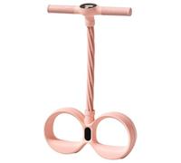 Banda elástica de resistencia para el pie - Extractor de 6 tubos de TPE, dispositivo de entrenamiento con mango, entrenador de fitness de cuerpo completo | Ejercicio de oficina en casa para mujeres
