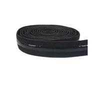 Banda elástica de silicona de 10 mm para correas de sujetador y ropa interior, accesorios de costura.,Negro,10 mm - 20 metros