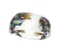 Banda elástica deportiva con estampado de cerebro de inteligencia Artificial, diademas de alto rendimiento para entusiastas del ejercicio físico, Yoga, deportes al aire libre