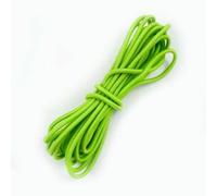 Banda elástica multicolor de 4,0 mm, 5/10/20 m, redonda, para cabello, para sombreros, con cordón, para ropa, con resorte, para coser al bies, color verde claro, 4,0 mm, 5 metros (1 rollo)