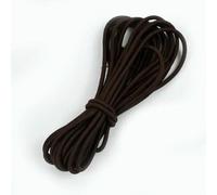 Banda elástica multicolor de 4,0 mm, 5/10/20 m, redonda, para cabello, para sombreros, con cordón, para ropa, con resorte, para coser al bies, color café, 4,0 mm, 20 metros (4 rollos)