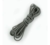 Banda elástica multicolor de 4,0 mm, 5/10/20 m, redonda, para cabello, para sombreros, con cordón, para ropa, con resorte, para coser al bies, color gris, 4,0 mm, 20 metros (4 rollos)