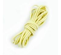 Banda elástica multicolor de 4,0 mm, 5/10/20 m, redonda, para cabello, para sombreros, con cordón, para ropa, con resorte, para coser al bies, color albaricoque, 4,0 mm, 5 metros (1 rollo)