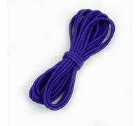 Banda elástica multicolor de 4,0 mm, 5/10/20 m, redonda, para el cabello, para sombreros, con cordón, para ropa, con resorte, para coser al bies, color morado, 4,0 mm, 5 metros (1 rollo)