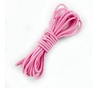 Banda elástica multicolor de 4,0 mm, 5/10/20 m, redonda, para el cabello, para sombreros, con cordón, para ropa, con resorte, para coser al bies, color rosa, 4,0 mm, 5 metros (1 rollo)