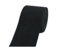Banda elástica multicolor de 60 mm x 1,8 mm x 1 metro for cinturones, correas de ropa, costura(Black)