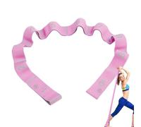 Banda elástica para Ejercicio, Correa de Estiramiento físico, Camilla de piernas con 10 bucles, Correa de Fitness, Bandas elásticas de Fuerza para Ejercicios de Pilates, Yoga, Danza y Gimnasia