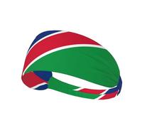 Banda elástica para el Sudor con Estampado de la Bandera de Namibia, Ideal para Deportes al Aire Libre, Viajes, Yoga, Ciclismo y Fitness.