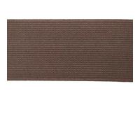 Banda elástica plana de 20mm, 30mm y 40mm de ancho for coser accesorios de ropa protectora, cinta de cordón de goma gruesa negra, cuerda DIY(Brown,25mm)